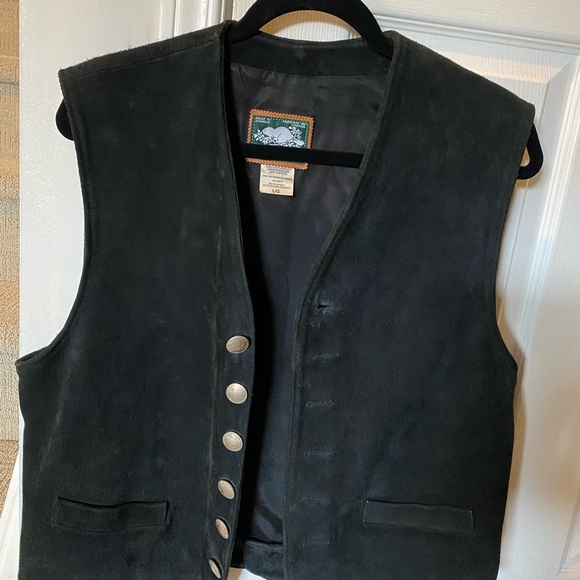 Roots suede vest, unisex, 90’s vintage - Picture 2 of 4